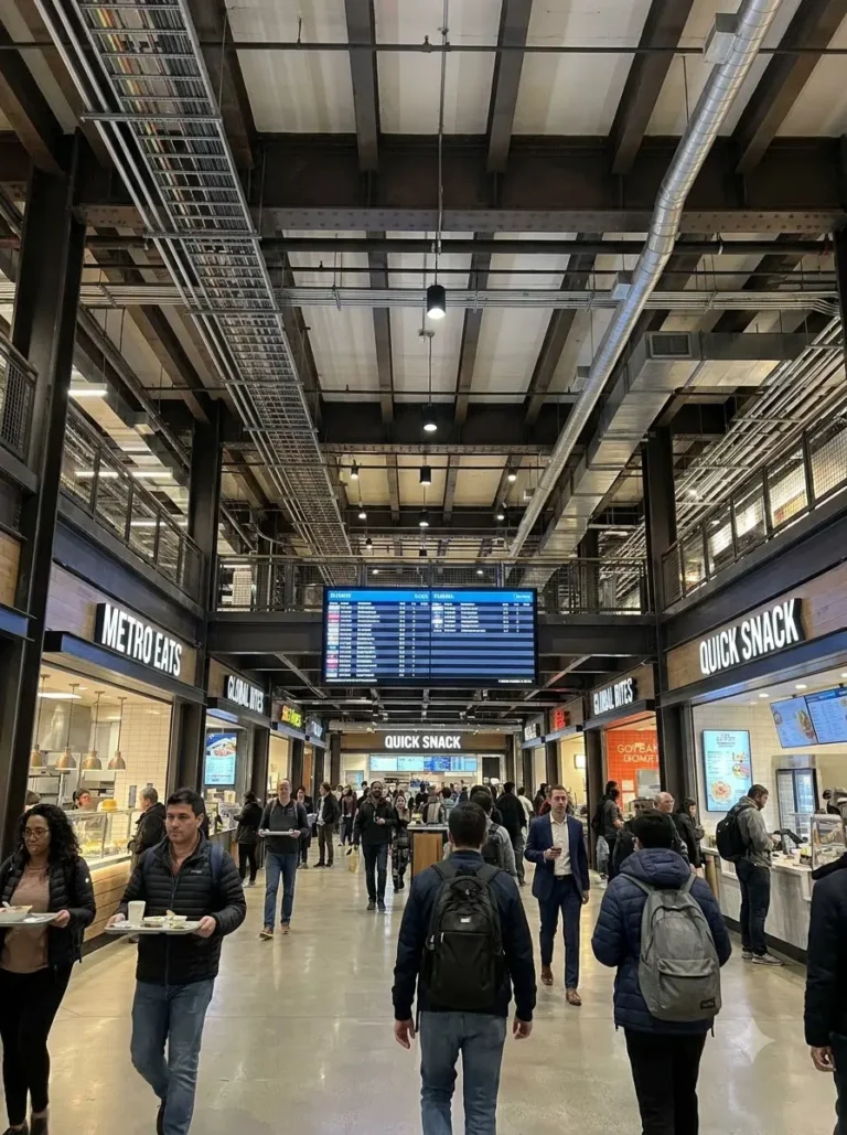Airport Transit Food Court
